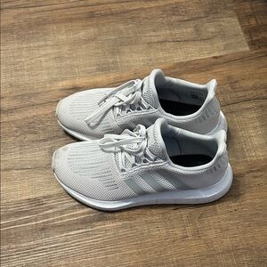 Adidas Light Gray Athletic Sneakers